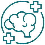 Medical brain health icon