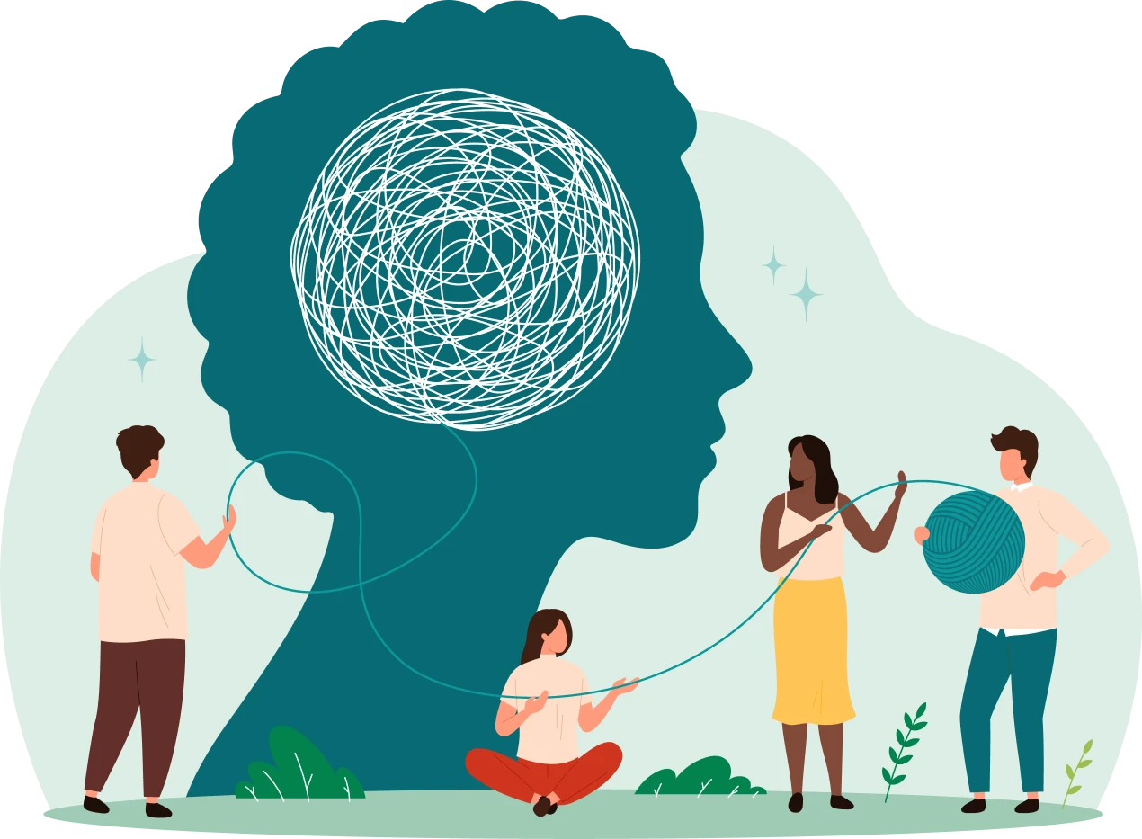 Teamwork in unraveling complex thoughts