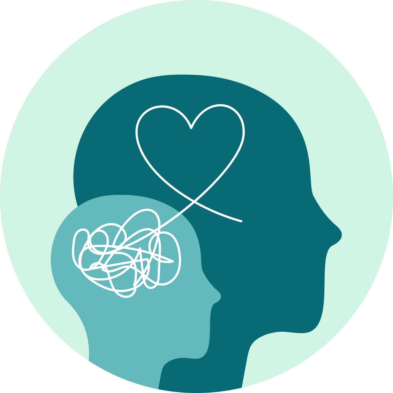 Emotional well-being symbol